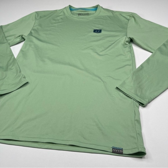 AVID Tee Shirt Long Sleeve Pacifico UV Moisture Wicking Green Outdoor Hiking - Picture 2 of 11